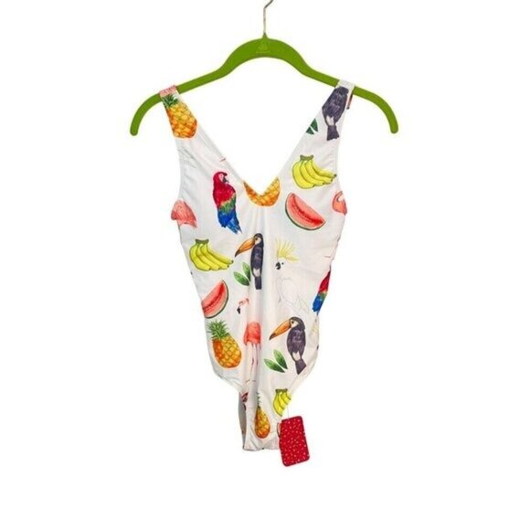 Patpat Mommy and Me Pineapple Flamingo Swimsuit Small NWT - Picture 1 of 6